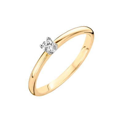 Blush Diamonds 14k Gouden Ring Met Diamant 1602BDI