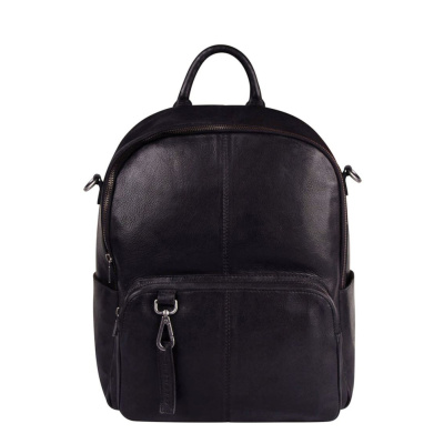 Cowboysbag Essentials Zwarte Leren Rugzak 3294-000100