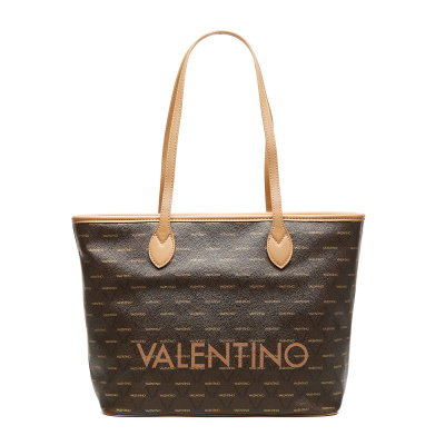 Valentino Bags Liuto Bruine Shopper VBS3KG01CUOIOMULTI