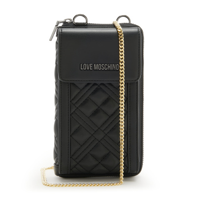 Love Moschino Quilted Bag Zwarte Telefoontasje JC5682PP1ILA000A