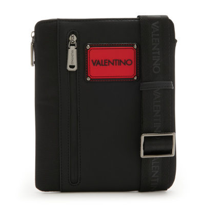 Valentino Bags Nathan Zwarte Crossbody Tas VBS6G908NERO