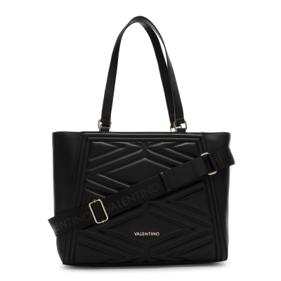 Valentino Bags Souvenir Zwarte Shopper VBS6T804NERO 
