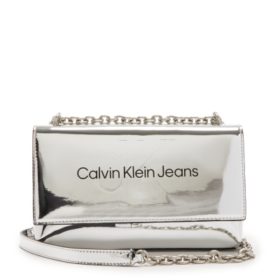 Calvin Klein Sculpted Zilverkleurige Crossbody Tas K60K6118560IM