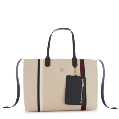 Tommy Hilfiger Iconic Tommy Beige Shopper AW0AW151570F6