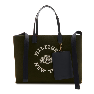 Tommy Hilfiger Iconic Tommy Groene Shopper AW0AW15576MS2