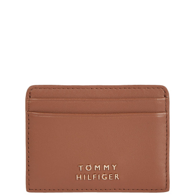 Tommy Hilfiger Casual Chic Cognac Leren Pasjeshouder AW0AW150900HD