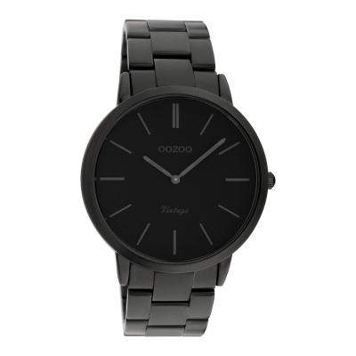 OOZOO Vintage Zwart horloge C20025