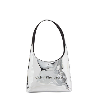 Calvin Klein Sculpted Zilverkleurige Schoudertas K60K6118600IM