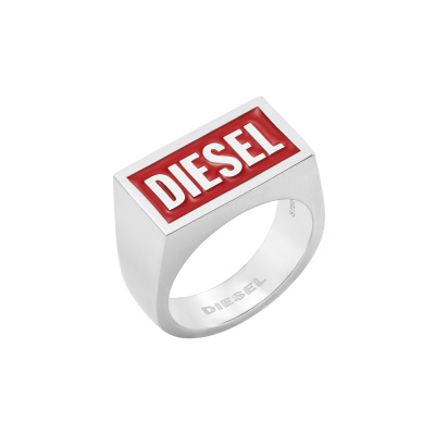Diesel Zilverkleurige Ring DX1366040