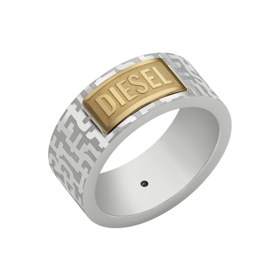 Diesel Zilverkleurige Ring DX1427931