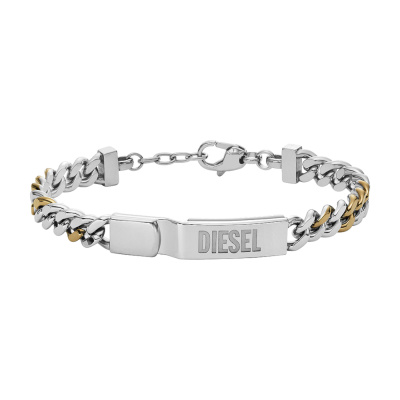 Diesel Steel Zilverkleurige Armband DX1457931