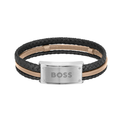 Hugo Boss BOSS Galen Meerkleurig Leren Armband HBJ1580423