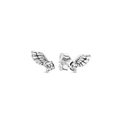 Pandora Stories 925 Sterling Zilveren Angel Wing Oorbellen 298501C01