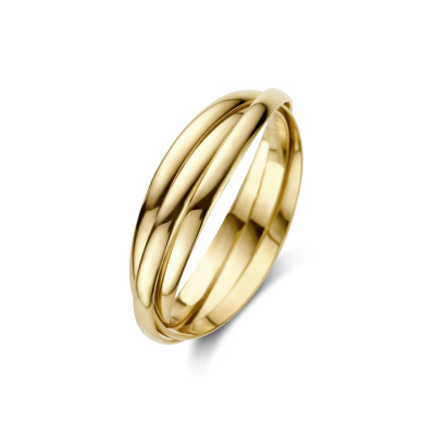 Isabel Bernard Rivoli Méline 14 Karaat Gouden Trinity Ring IB330078