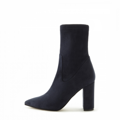 Isabel Bernard Vendôme Fem blauwe suède stretch heels IB53001-10