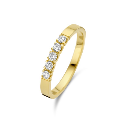 Isabel Bernard De la Paix Madeline 14 karaat gouden ring | diamant 0.20 ct | IBD330018