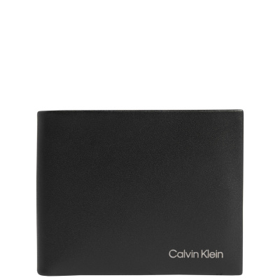 Calvin Klein Concise Zwarte Leren Billfold Portemonnee K50K510597BAX