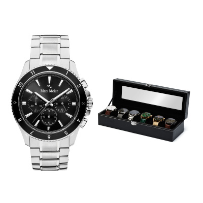 Mats Meier Grand Combin Heren Horloge en Horlogebox Giftset MM90027