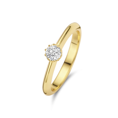 Parte Di Me Cento Luci Mila 925 sterling zilveren gold plated ring PDM33040