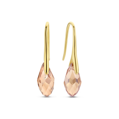 Parte Di Me La Sirena Ombrone 925 Sterling Zilveren Gold Plated Oorhangers PDM36146