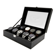 Mats Meier Mont Fort zwarte horlogebox voor 10 horloges